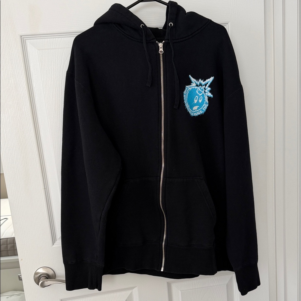 The Hundreds Black Zip-Up Hoodie